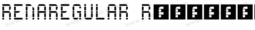 RENAREGULAR Regular字体转换